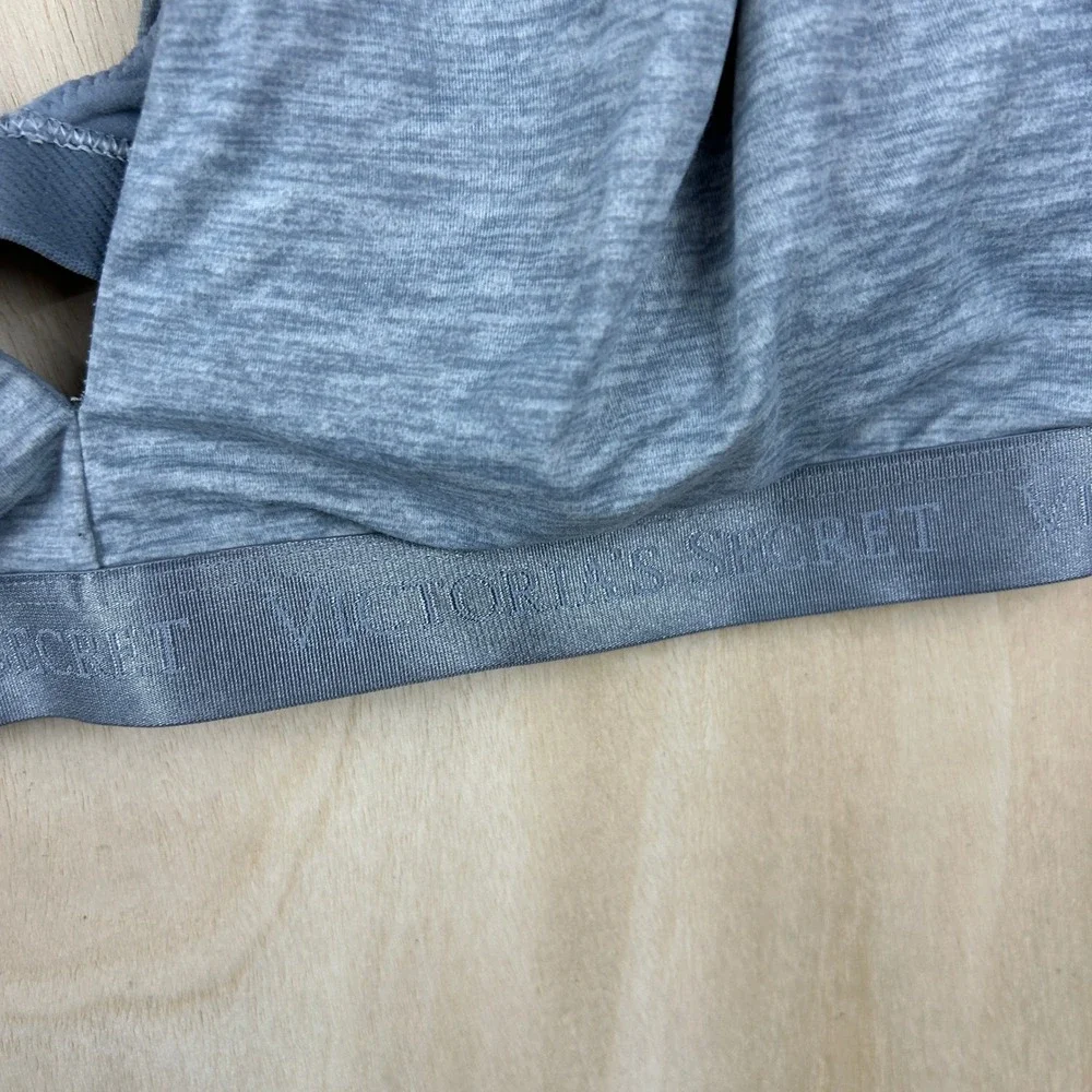 Victoria's‎ Secret Deep Plunge Gray Cotton Sports Bra – Size Unknown